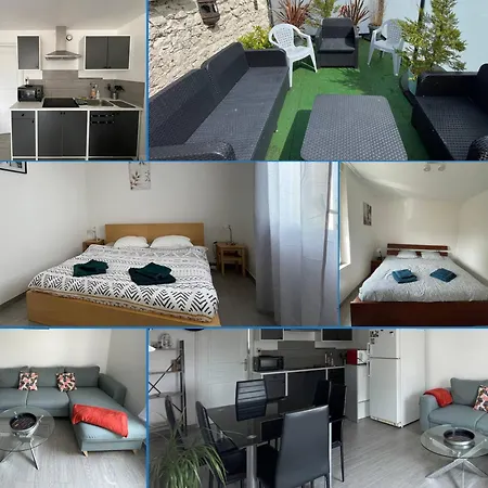 公寓 Les Mouettes Duplex Independant Dans Maison Spacieux Petite Vue Sur Des Belle Terrasse Amenagee En Hauteur Pres Omaha Et Bayeux 800 M Et 300 M Superette 滨海维耶维尔