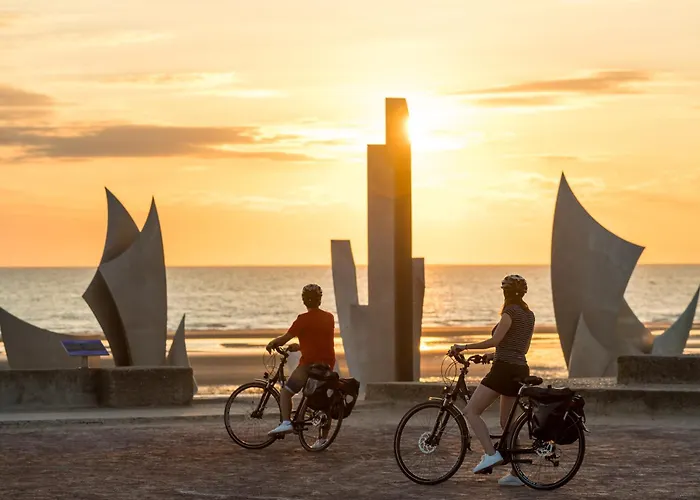 Les Mouettes Duplex Independant Dans Maison Spacieux Petite Vue Sur Des Belle Terrasse Amenagee En Hauteur Pres Omaha Et Bayeux 800 M Et 300 M Superette ויירוויל-סור-מר