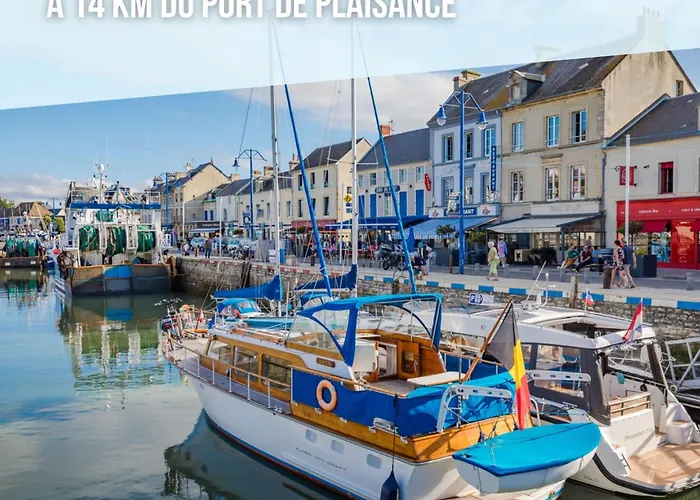 Les Mouettes Duplex Independant Dans Maison Spacieux Petite Vue Sur Des Belle Terrasse Amenagee En Hauteur Pres Omaha Et Bayeux 800 M Et 300 M Superette דירה *