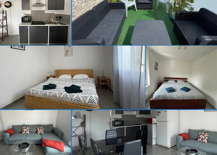 דירה Les Mouettes Duplex Independant Dans Maison Spacieux Petite Vue Sur Des Belle Terrasse Amenagee En Hauteur Pres Omaha Et Bayeux 800 M Et 300 M Superette ויירוויל-סור-מר